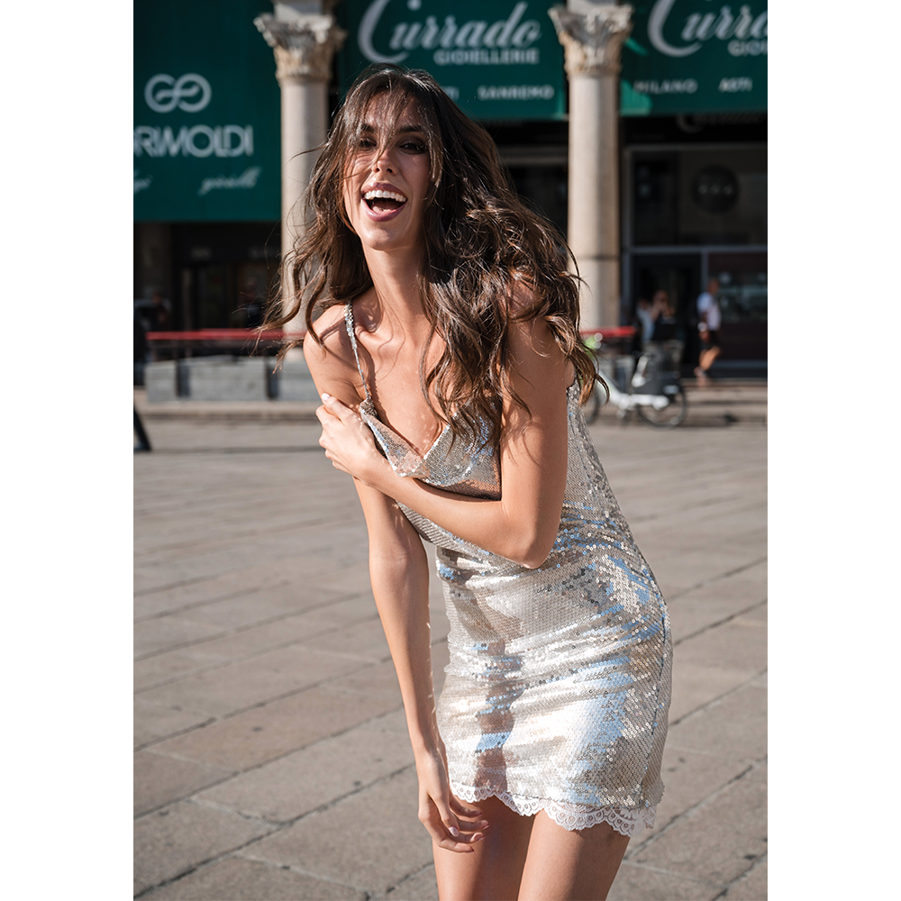 Sequin Mini Dress
